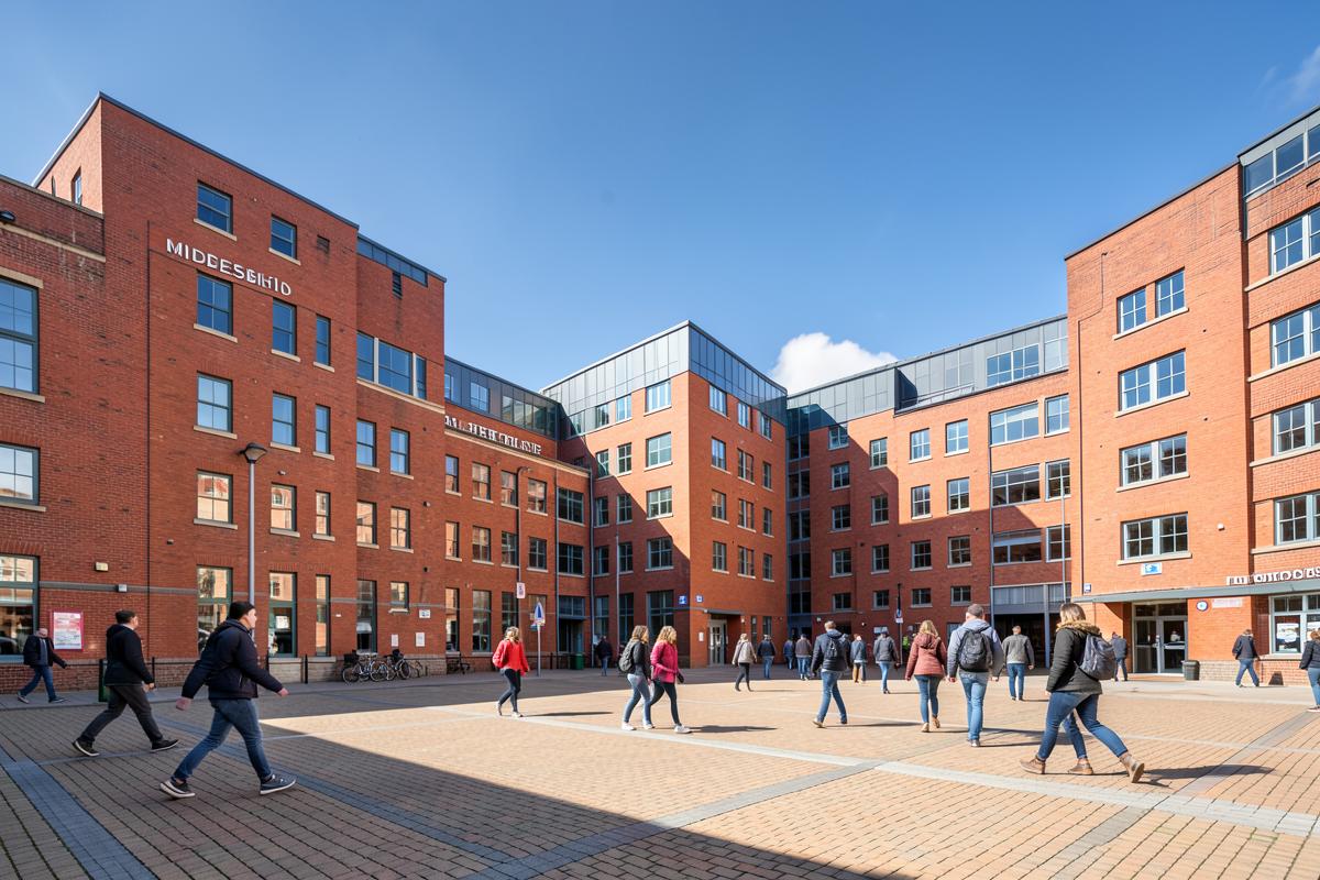 Teesside University campus